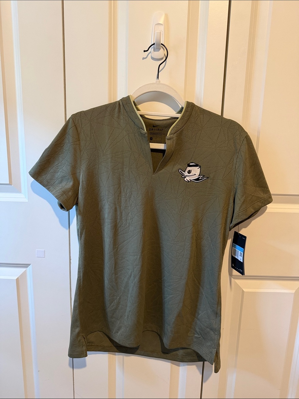 Nike University of Oregon | Women's Olive Green Short Sleeve Polo